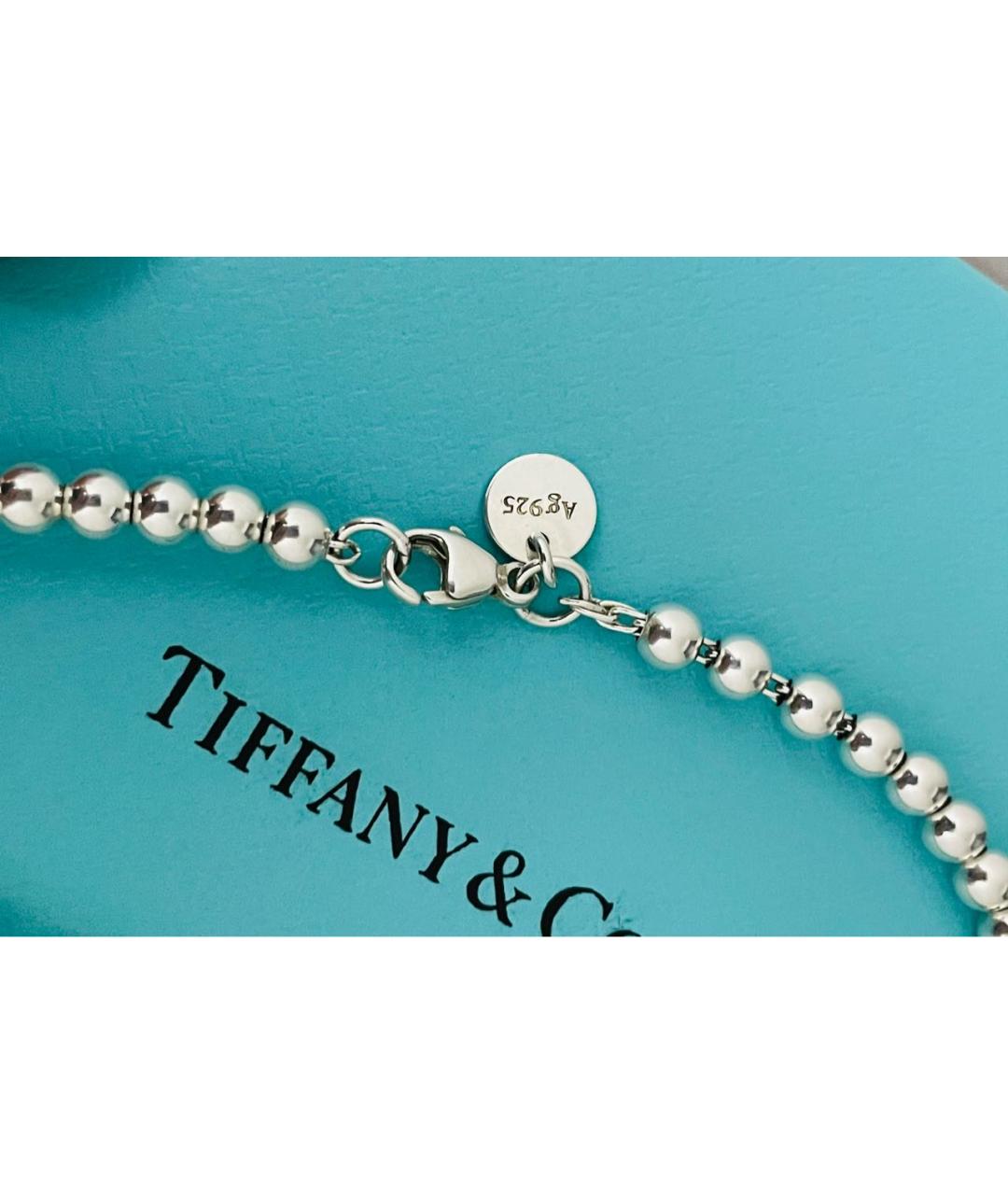 TIFFANY&CO Серебрянный серебряный браслет, фото 7