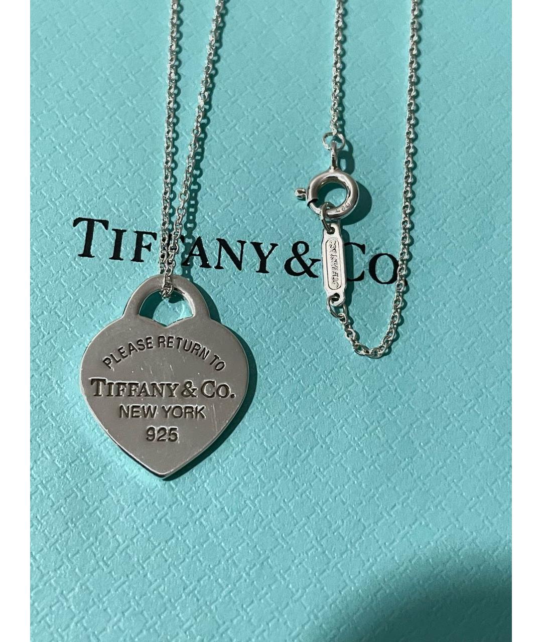 TIFFANY&CO Серебряная серебряная подвеска, фото 7