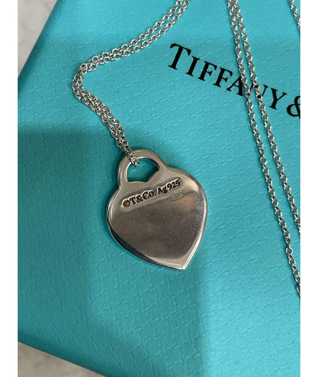 TIFFANY&CO Серебряная серебряная подвеска, фото 5