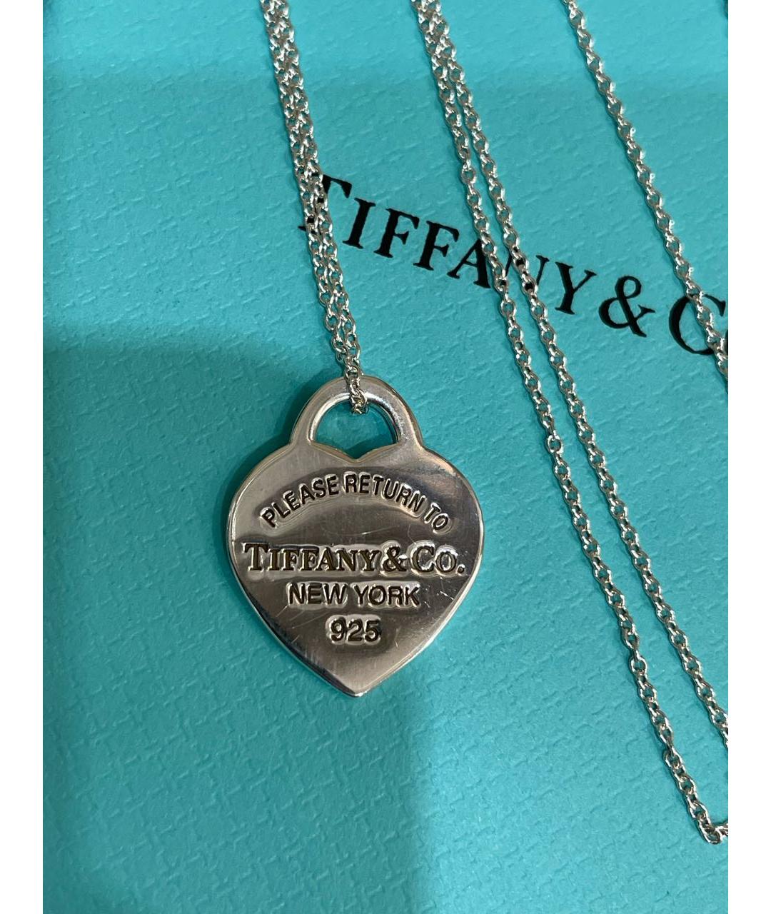 TIFFANY&CO Серебряная серебряная подвеска, фото 6