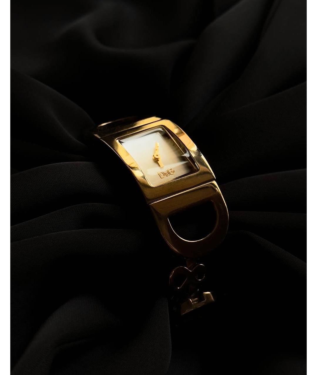 DOLCE&GABBANA Золотые позолоченные часы, фото 3