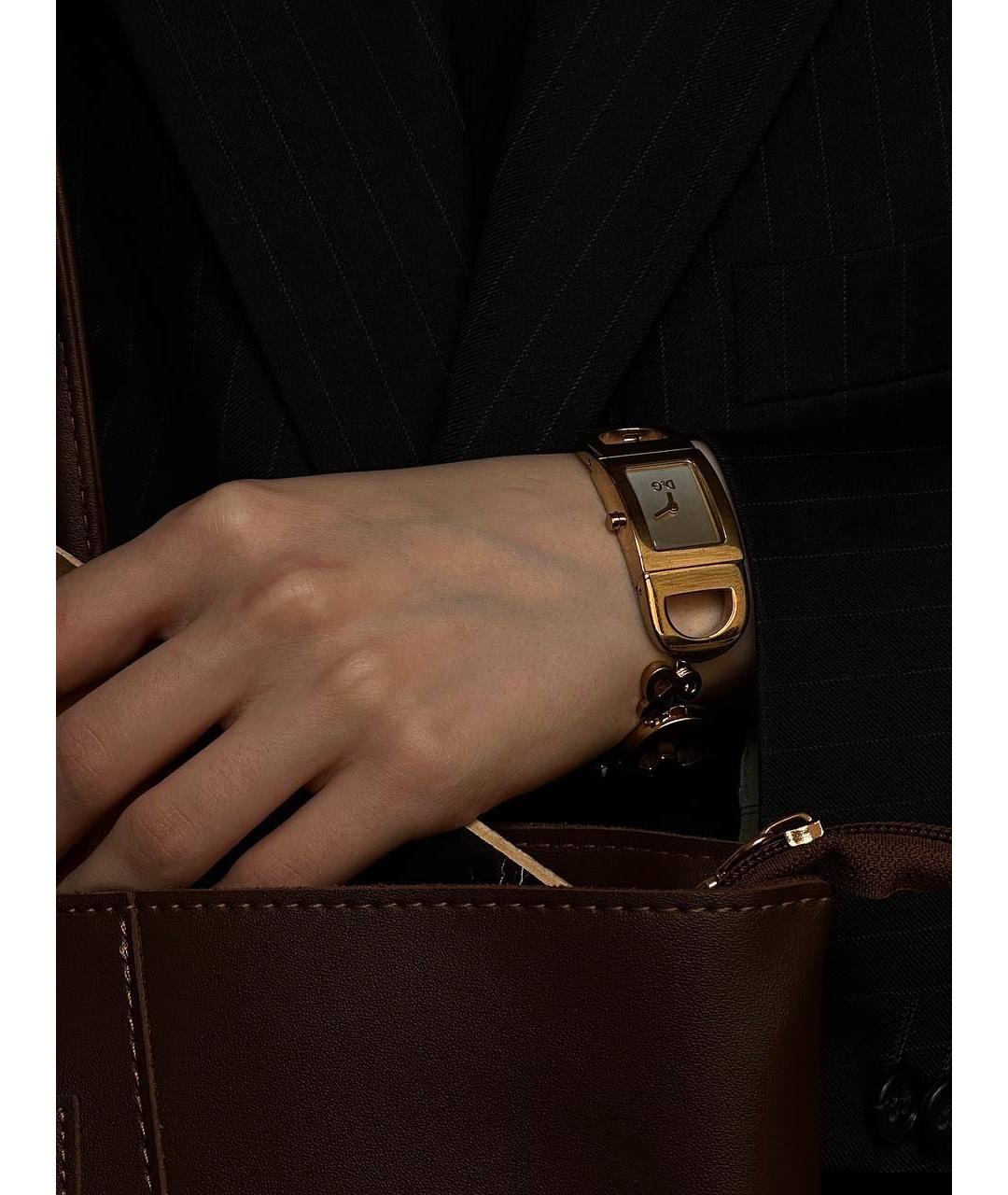 DOLCE&GABBANA Золотые позолоченные часы, фото 7
