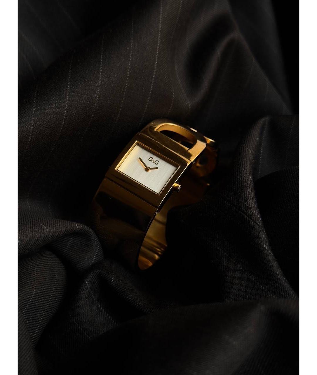 DOLCE&GABBANA Золотые позолоченные часы, фото 2