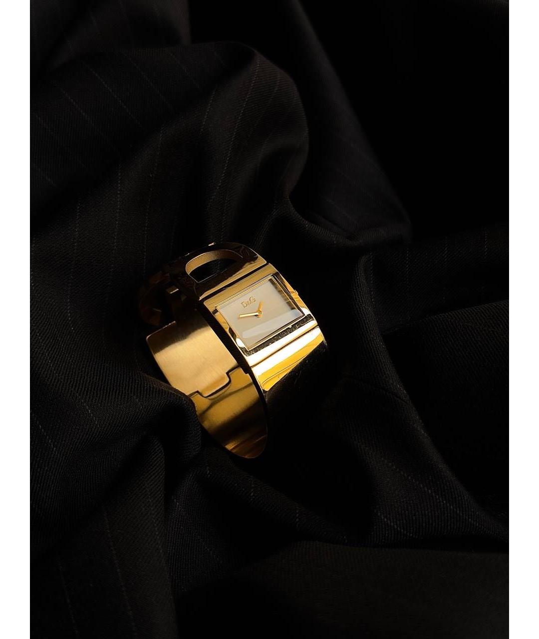 DOLCE&GABBANA Золотые позолоченные часы, фото 3