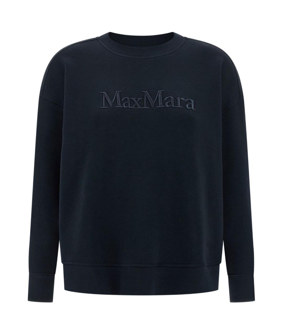 'S MAX MARA Синий хлопковый джемпер / свитер, фото 1