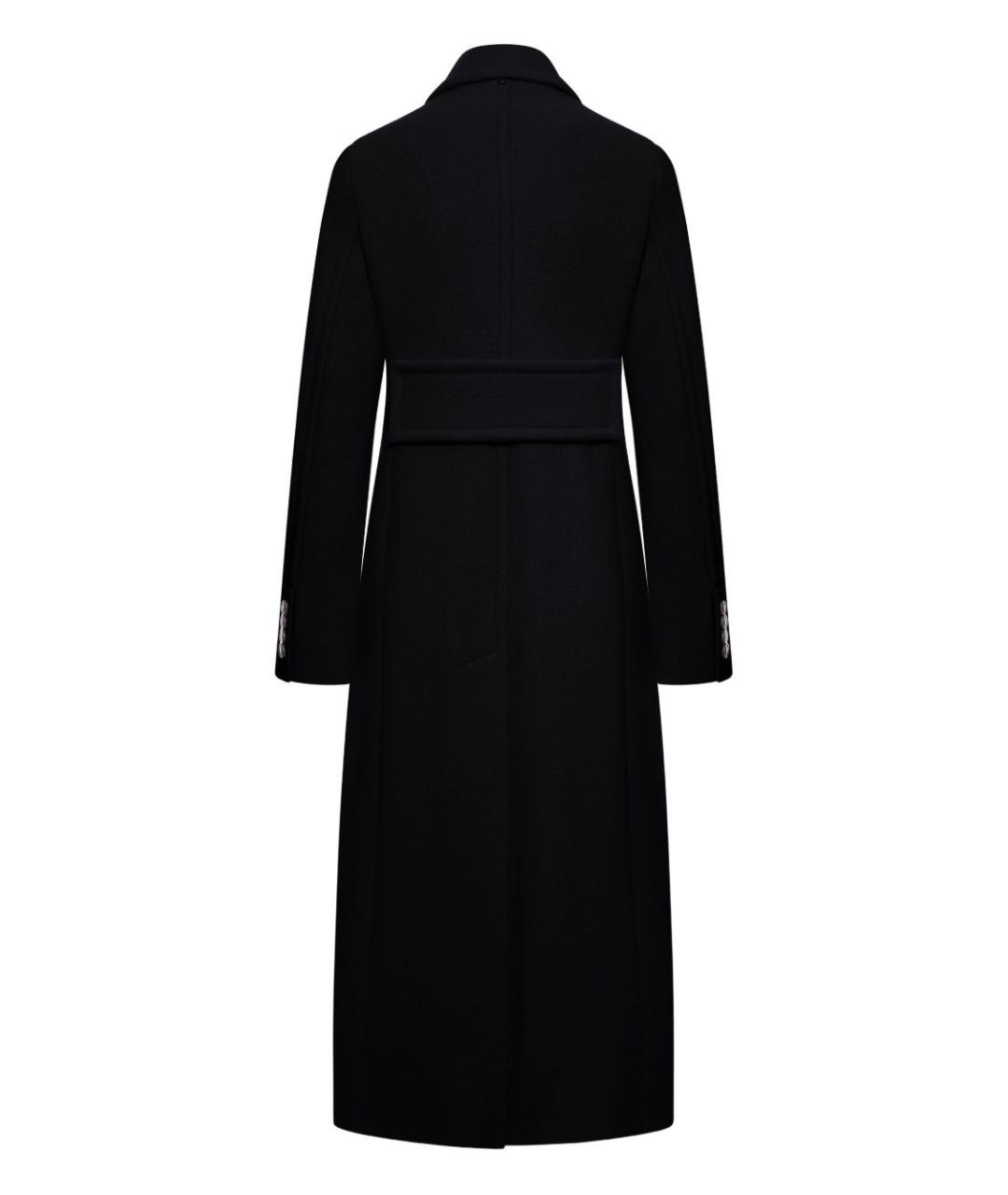 SPORTMAX Черное шерстяное пальто, фото 2