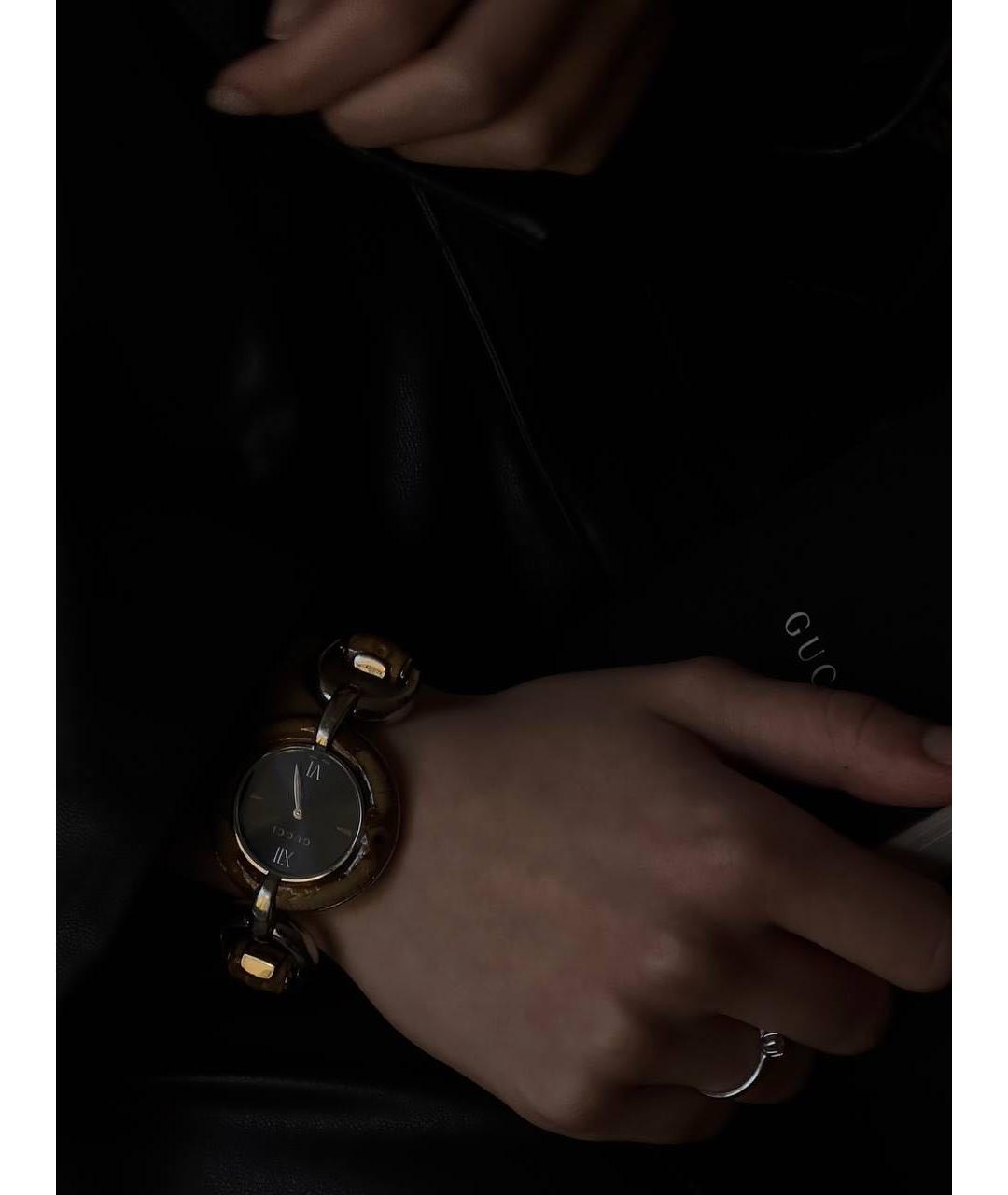GUCCI Серебряные стальные часы, фото 8