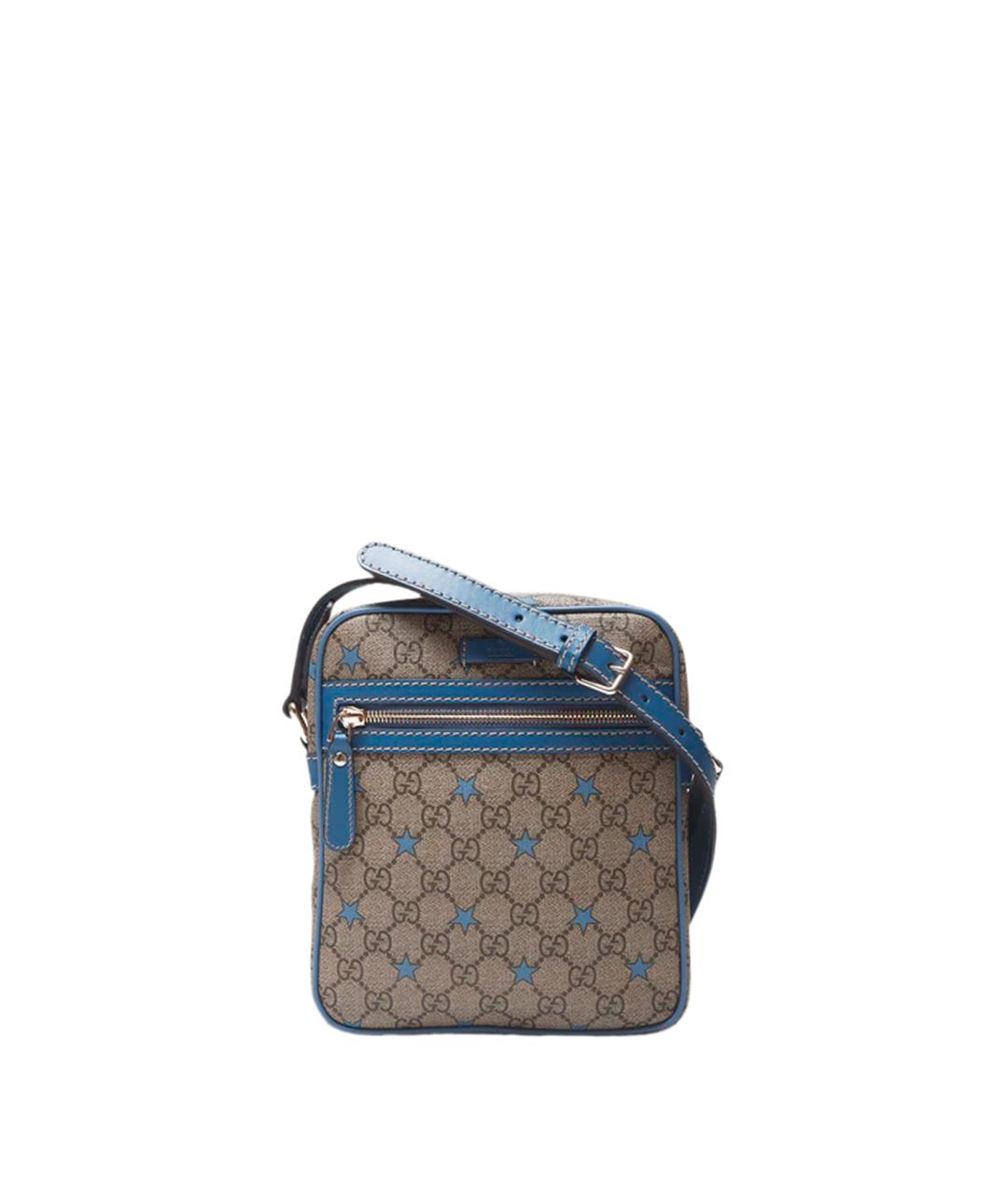 GUCCI Синяя кожаная сумка на плечо, фото 10
