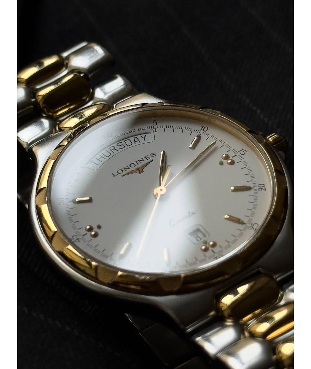 LONGINES Мульти часы из золота и стали, фото 3
