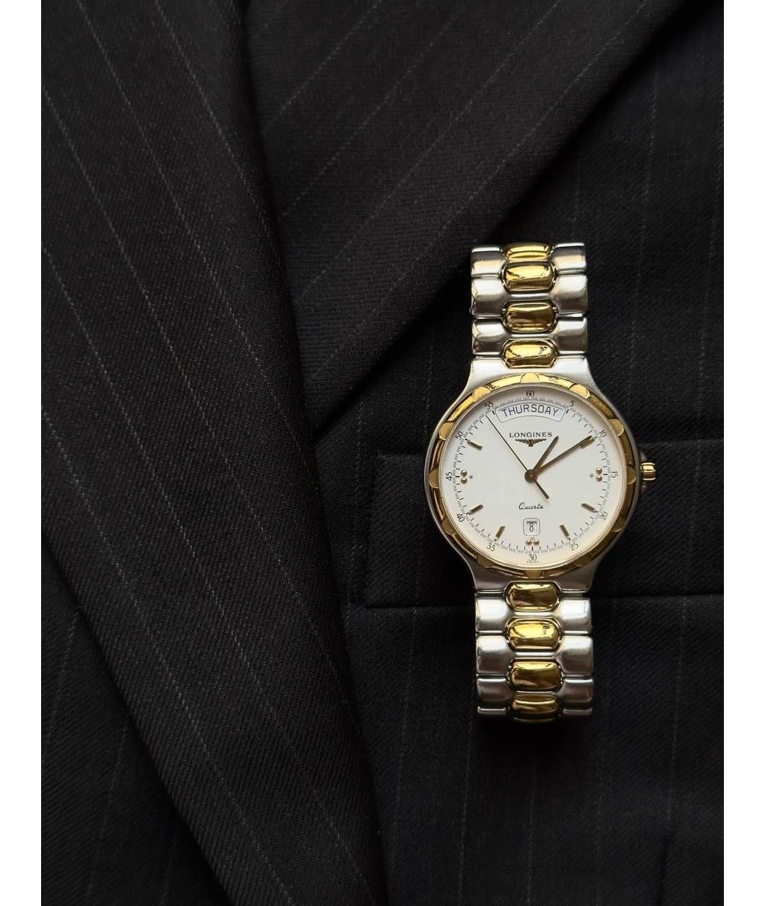 LONGINES Мульти часы из золота и стали, фото 2