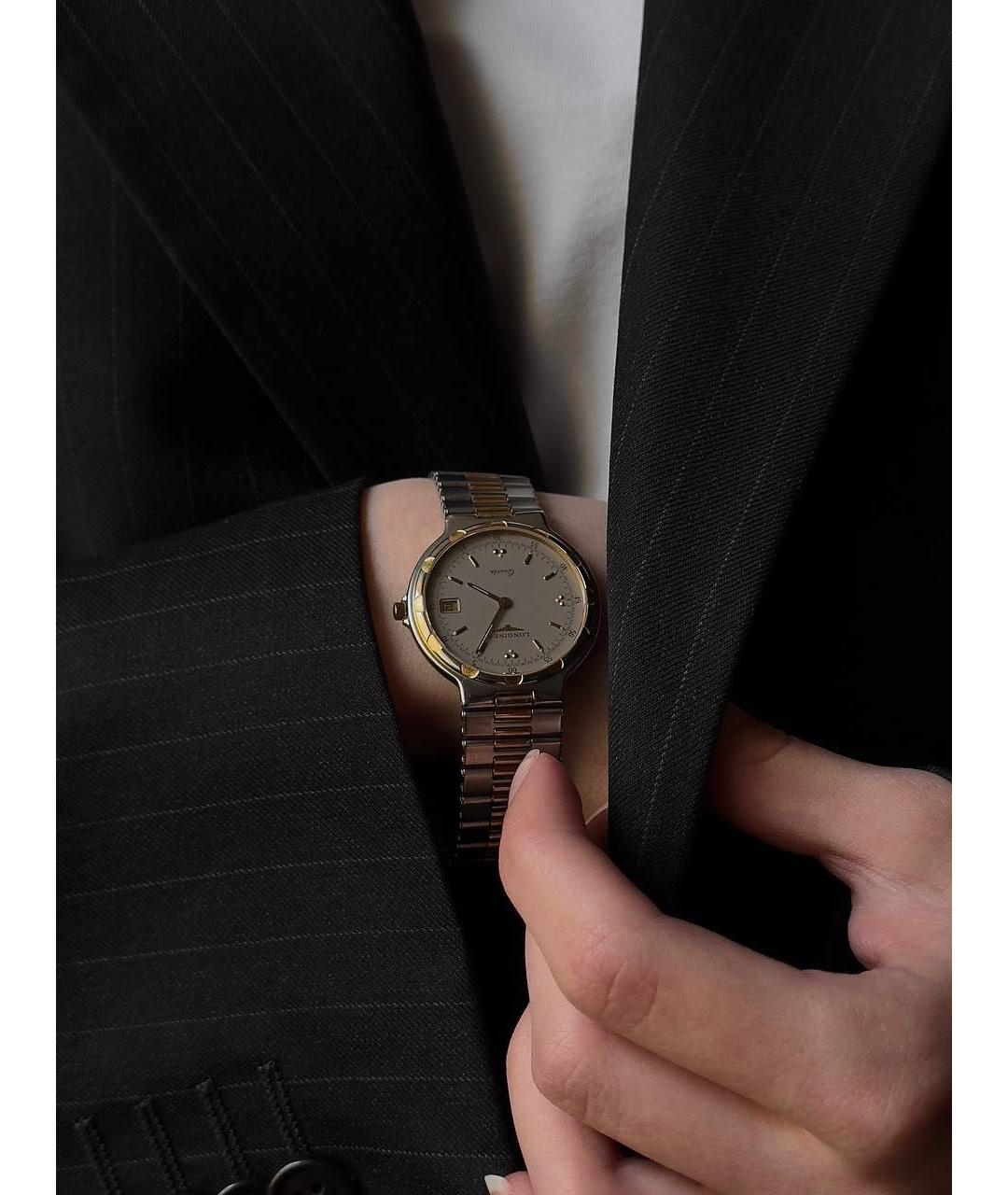 LONGINES Мульти часы из золота и стали, фото 8