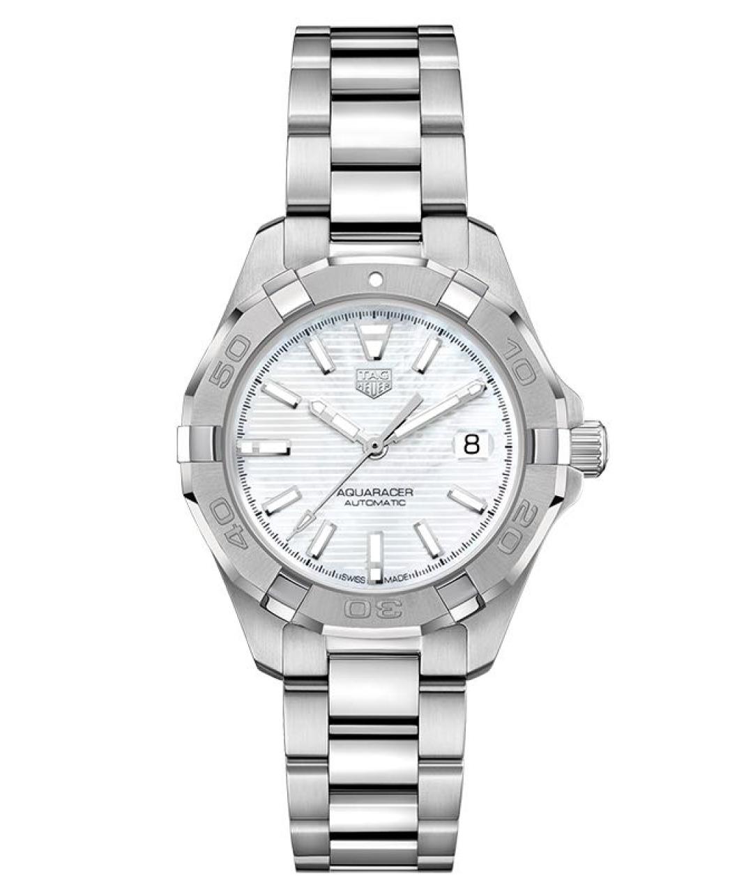 TAG HEUER Серебряные стальные часы, фото 1
