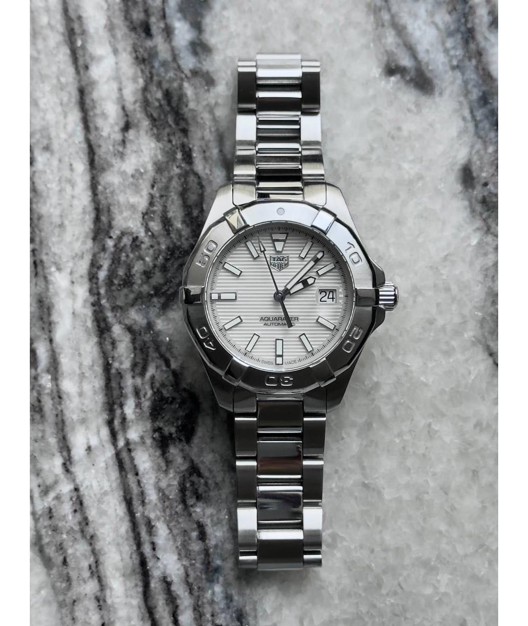 TAG HEUER Серебряные стальные часы, фото 2
