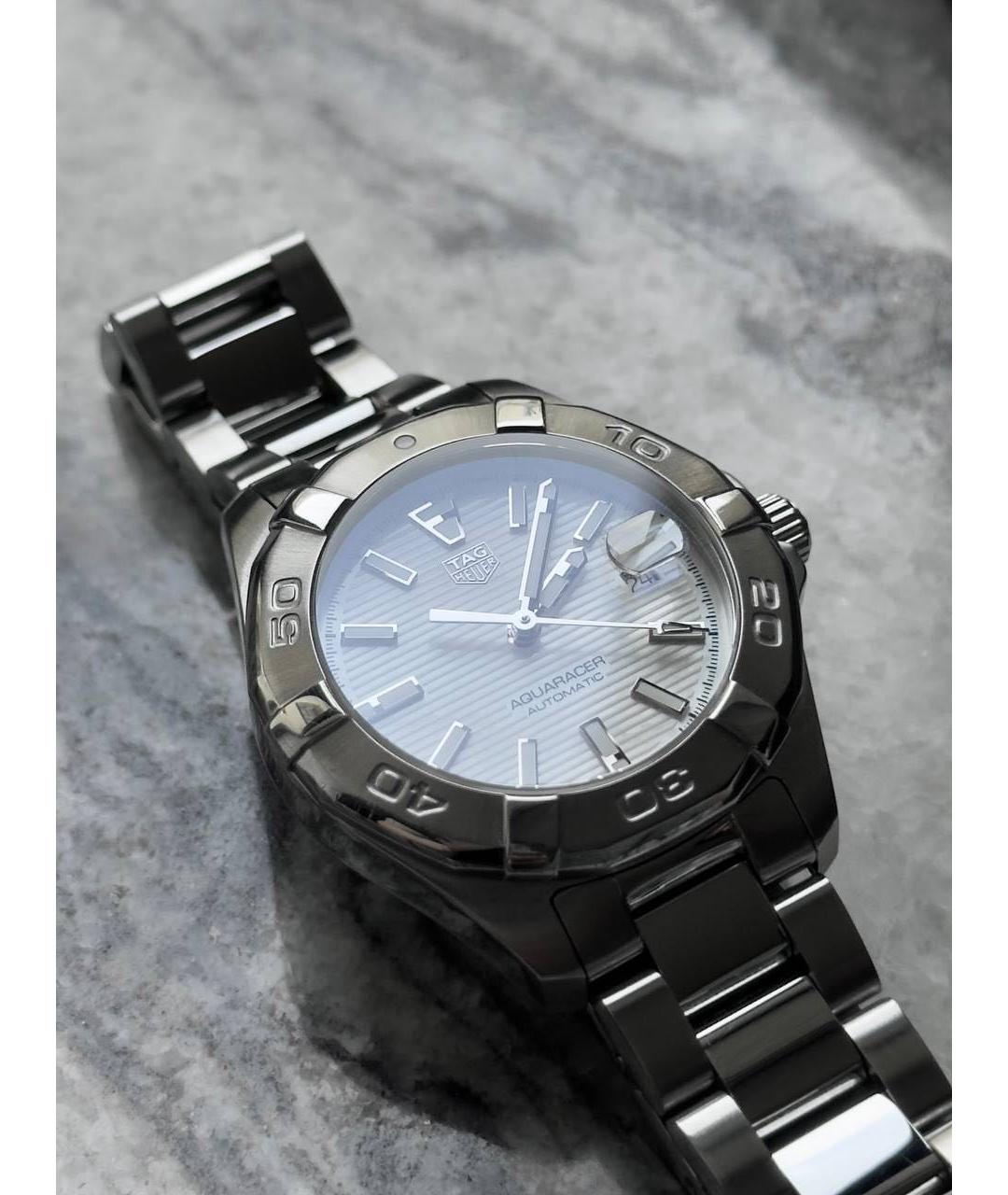 TAG HEUER Серебряные стальные часы, фото 3