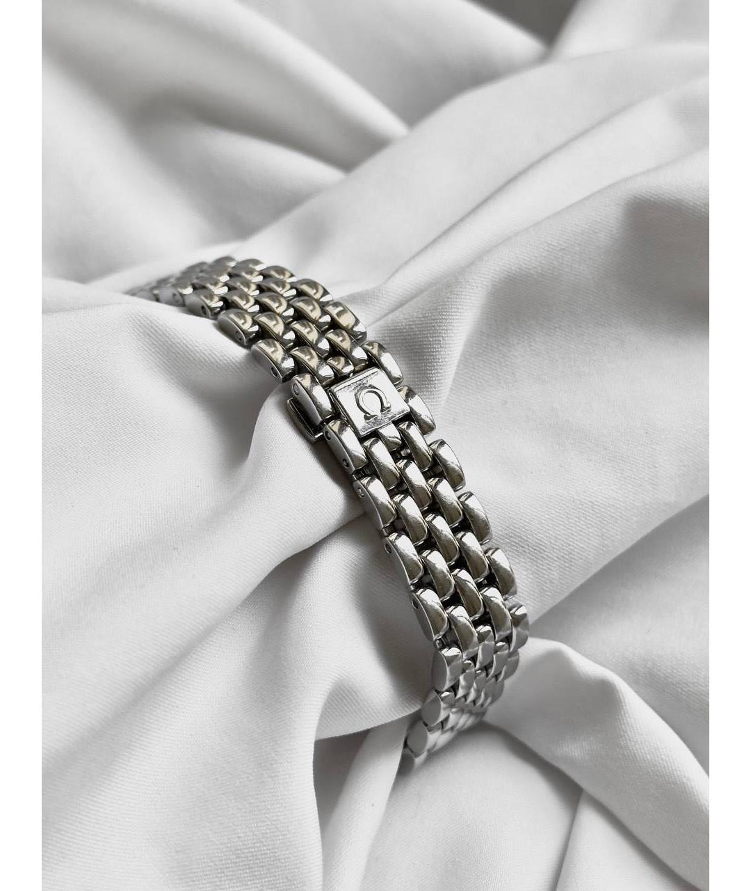 OMEGA Серебряные металлические часы, фото 6