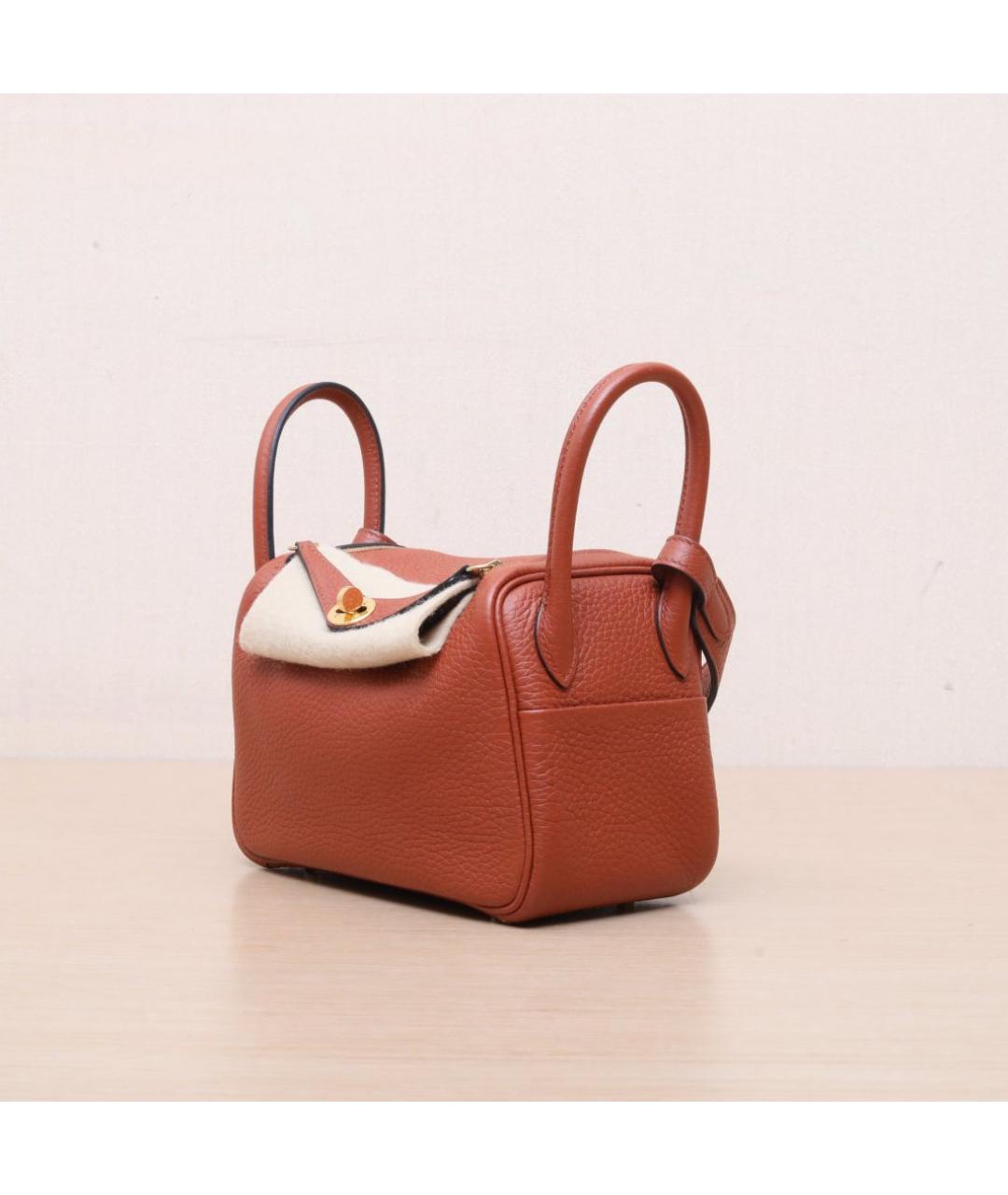 HERMES Кожаная сумка через плечо, фото 4