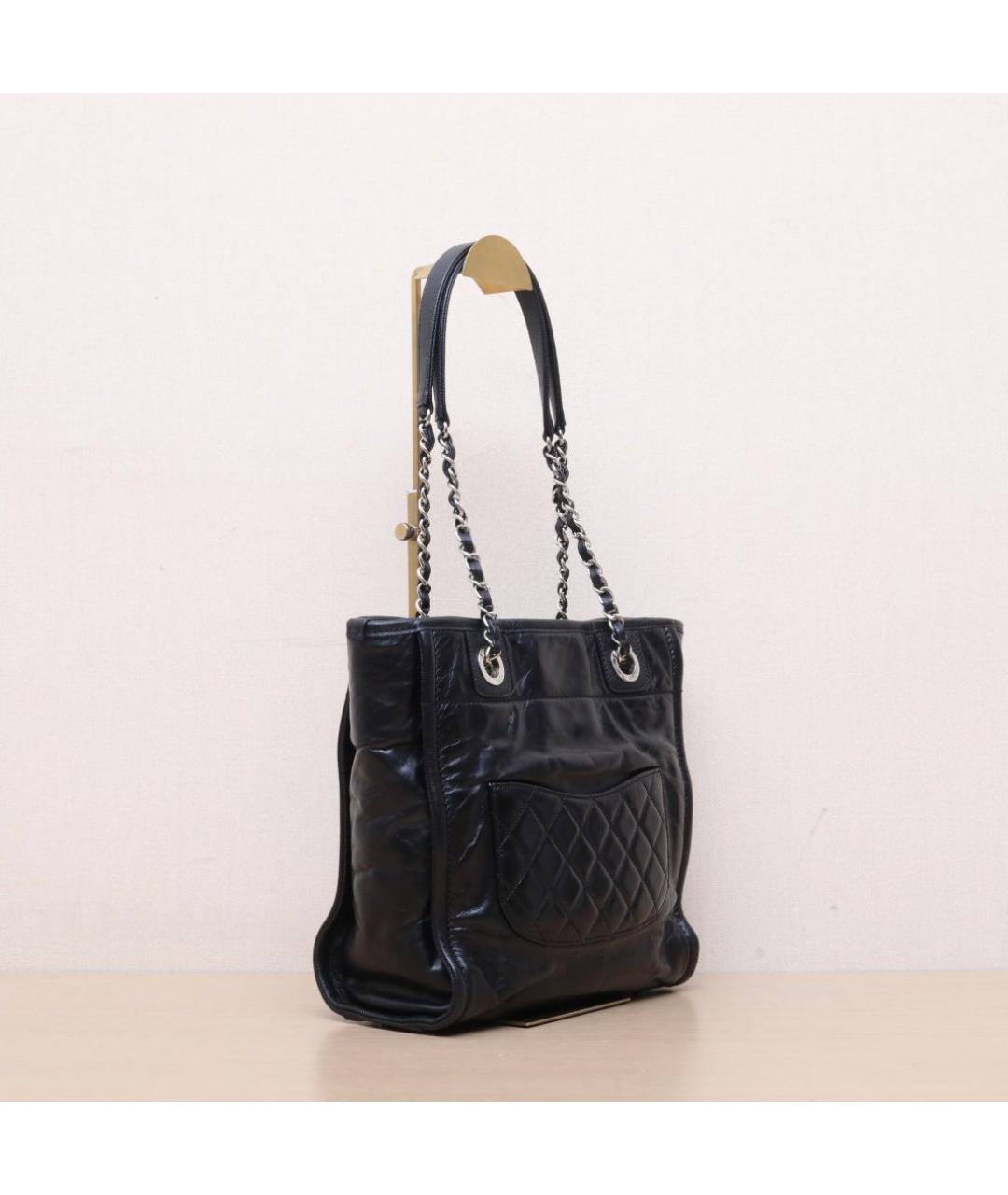 CHANEL Черная сумка тоут, фото 5