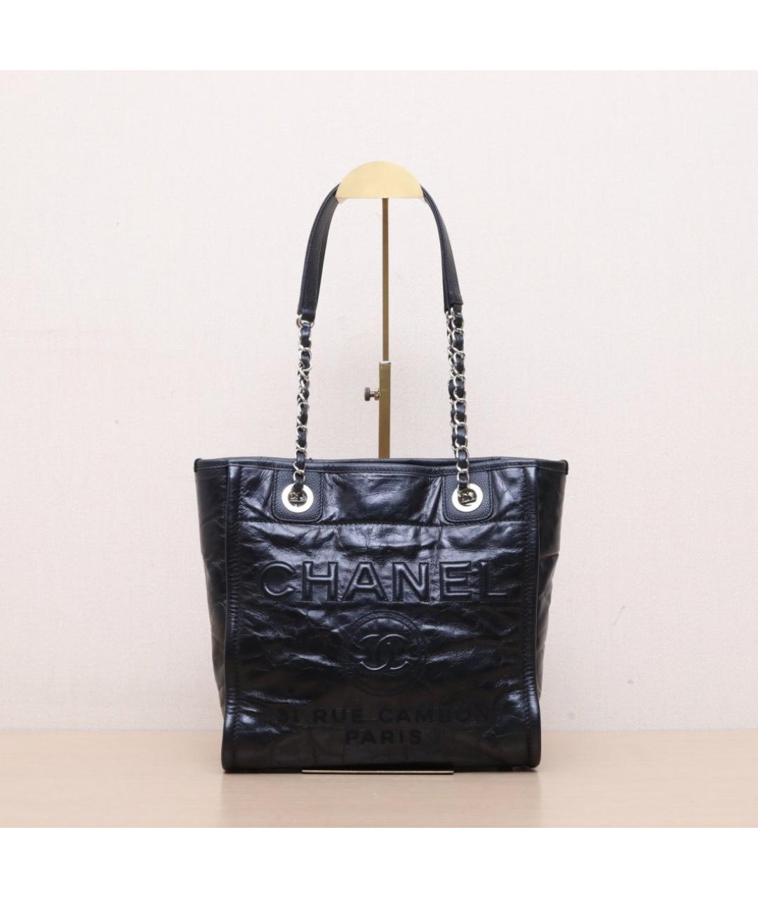CHANEL Черная сумка тоут, фото 3