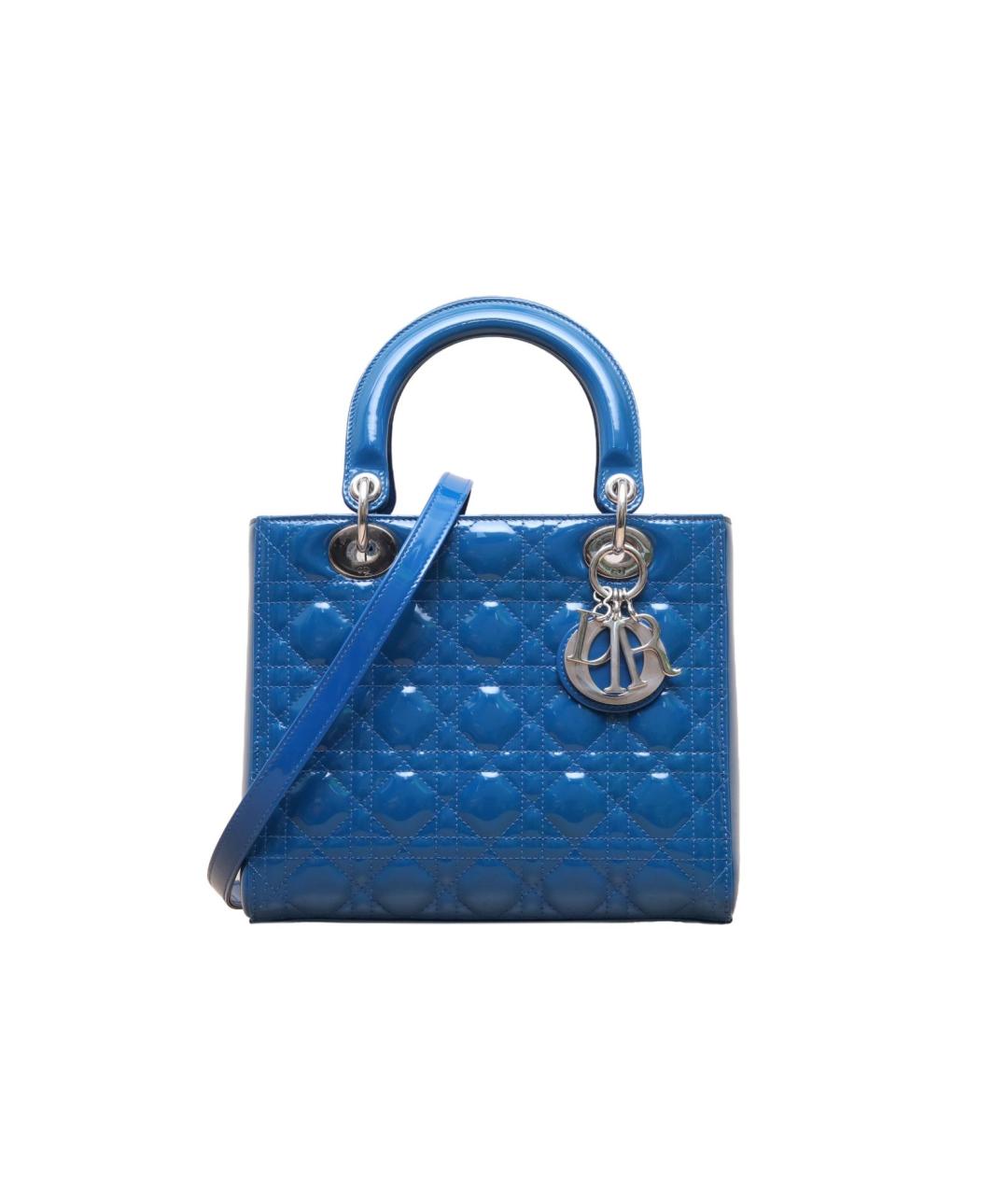CHRISTIAN DIOR Синяя сумка через плечо, фото 1