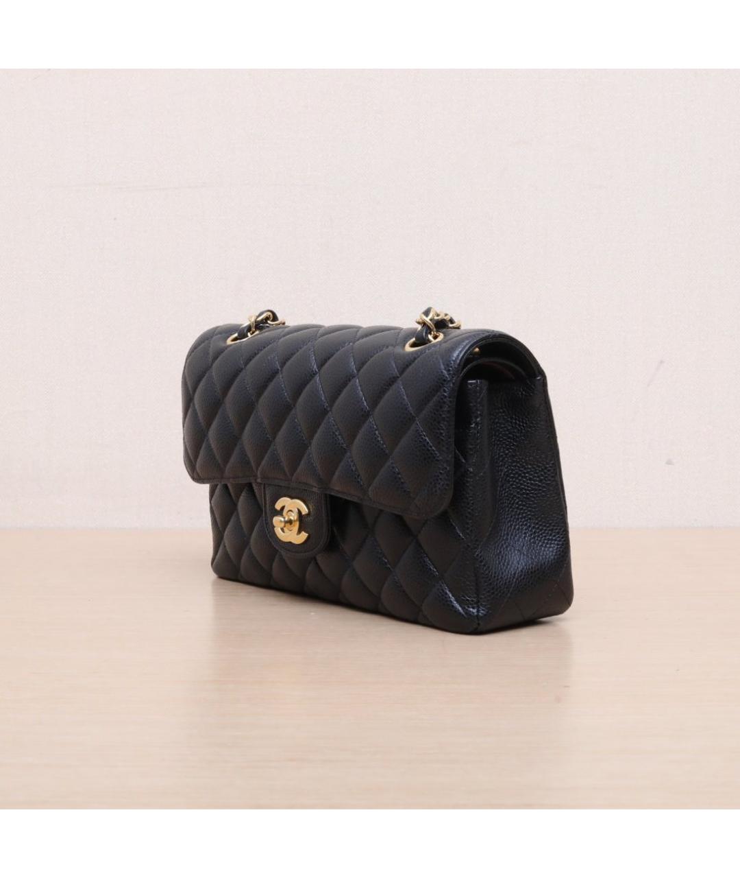 CHANEL Черная кожаная сумка через плечо, фото 4