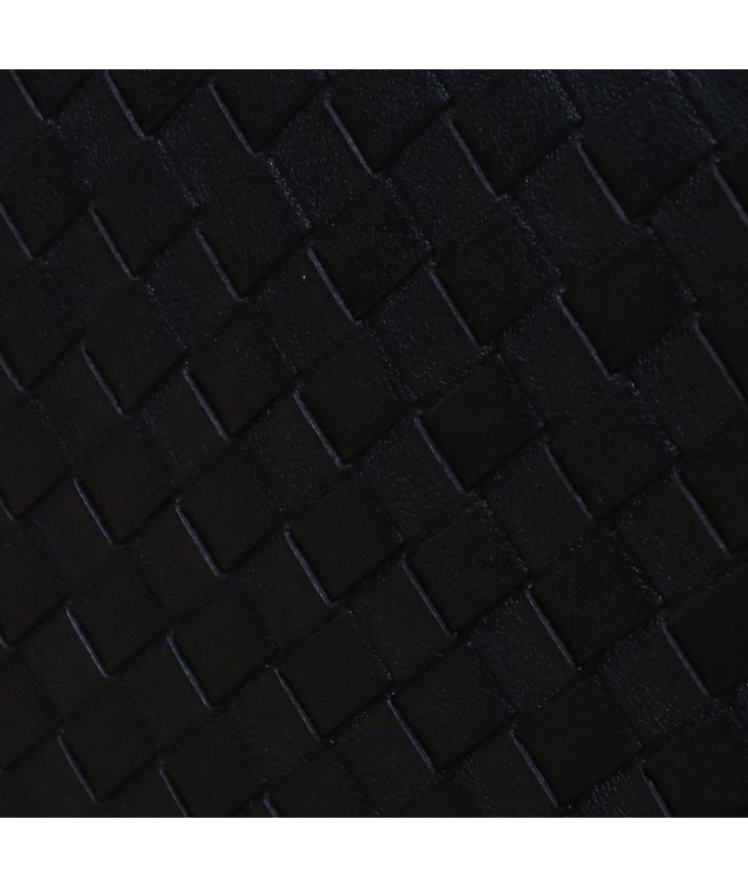 BOTTEGA VENETA Черный кожаный кошелек, фото 8