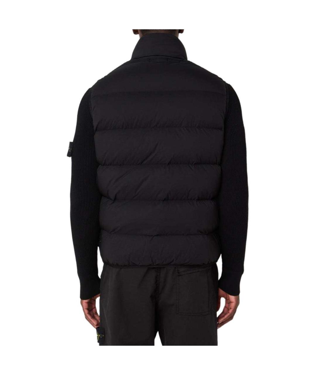 STONE ISLAND Черный жилет, фото 6