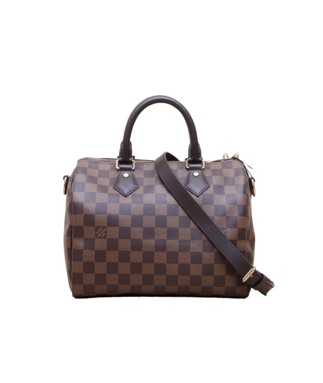LOUIS VUITTON Коричневая кожаная сумка через плечо, фото 1