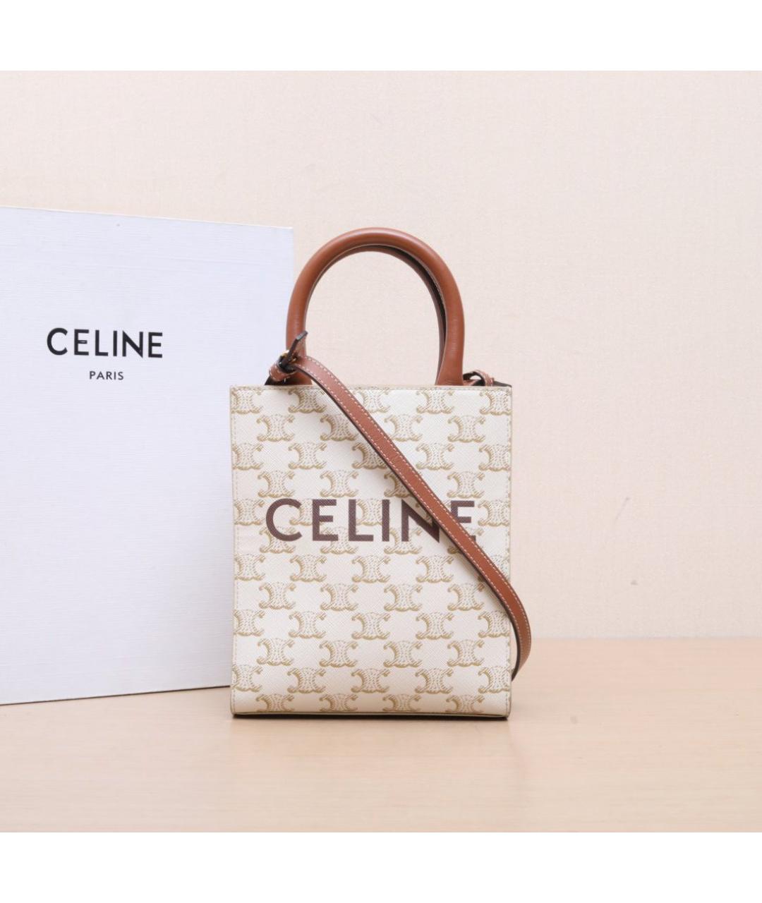 CELINE Бежевая сумка через плечо, фото 2