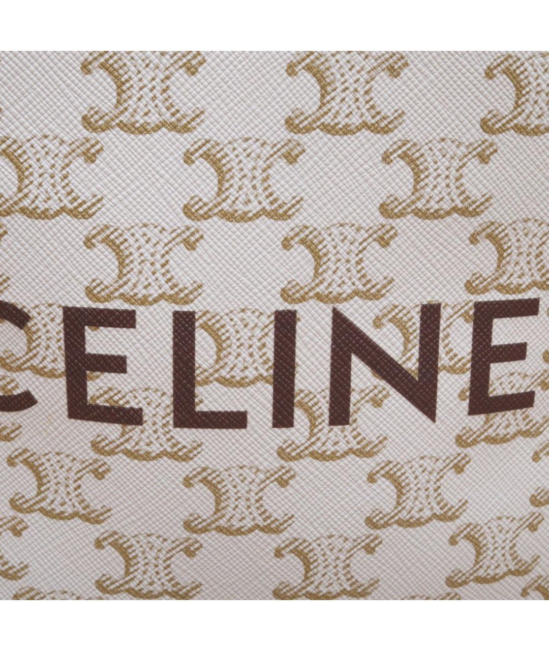 CELINE Бежевая сумка через плечо, фото 8