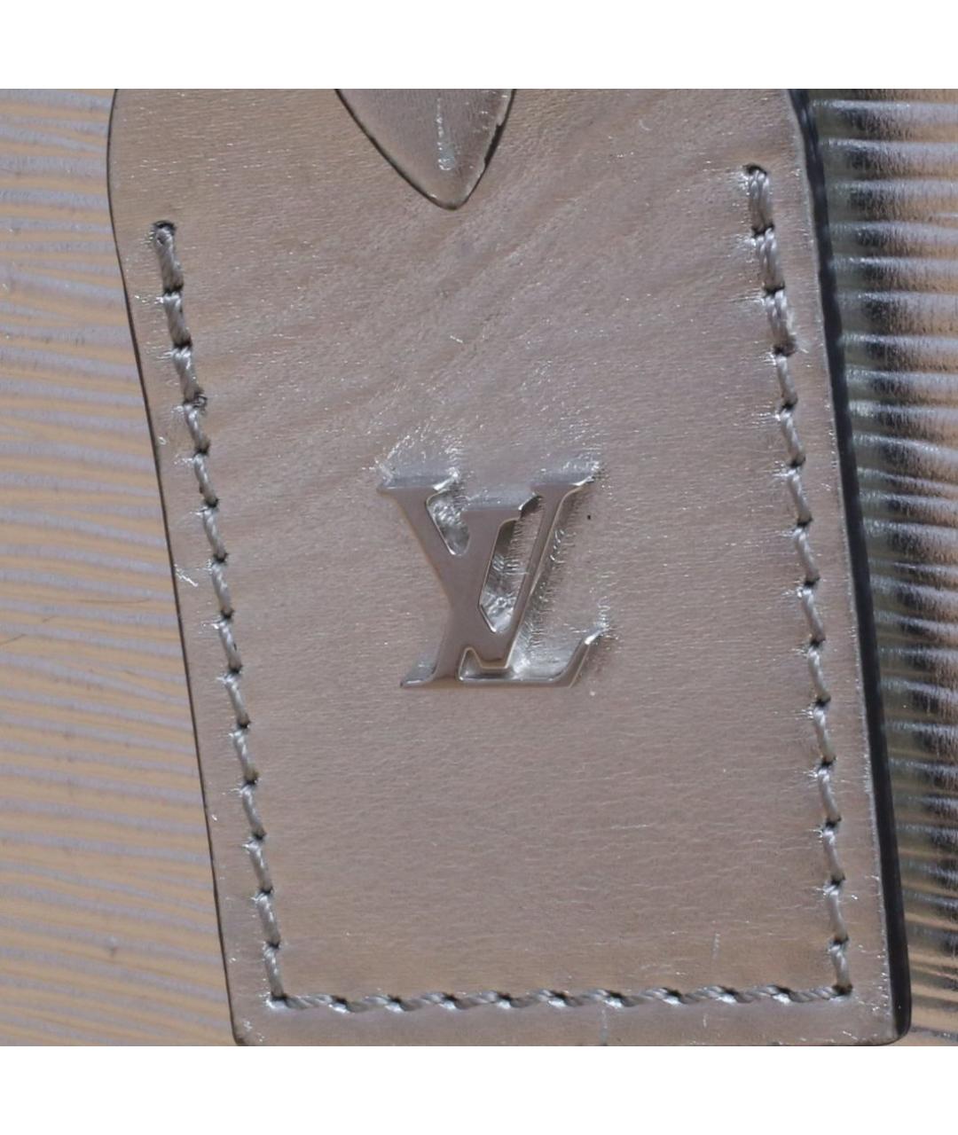 LOUIS VUITTON Серебряная сумка через плечо, фото 8