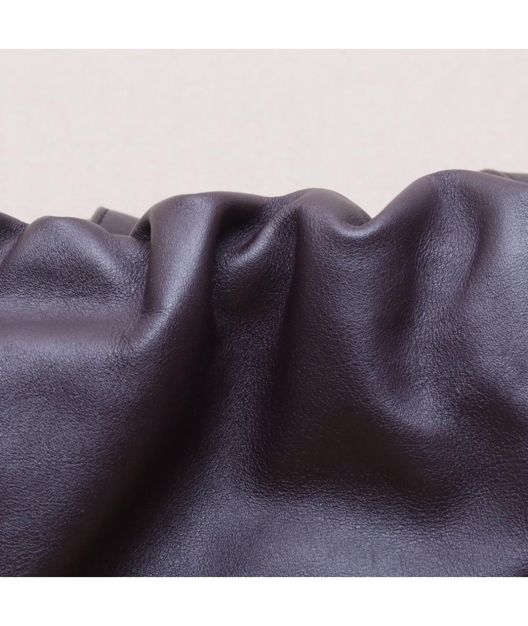 BOTTEGA VENETA Бордовая кожаная сумка через плечо, фото 8