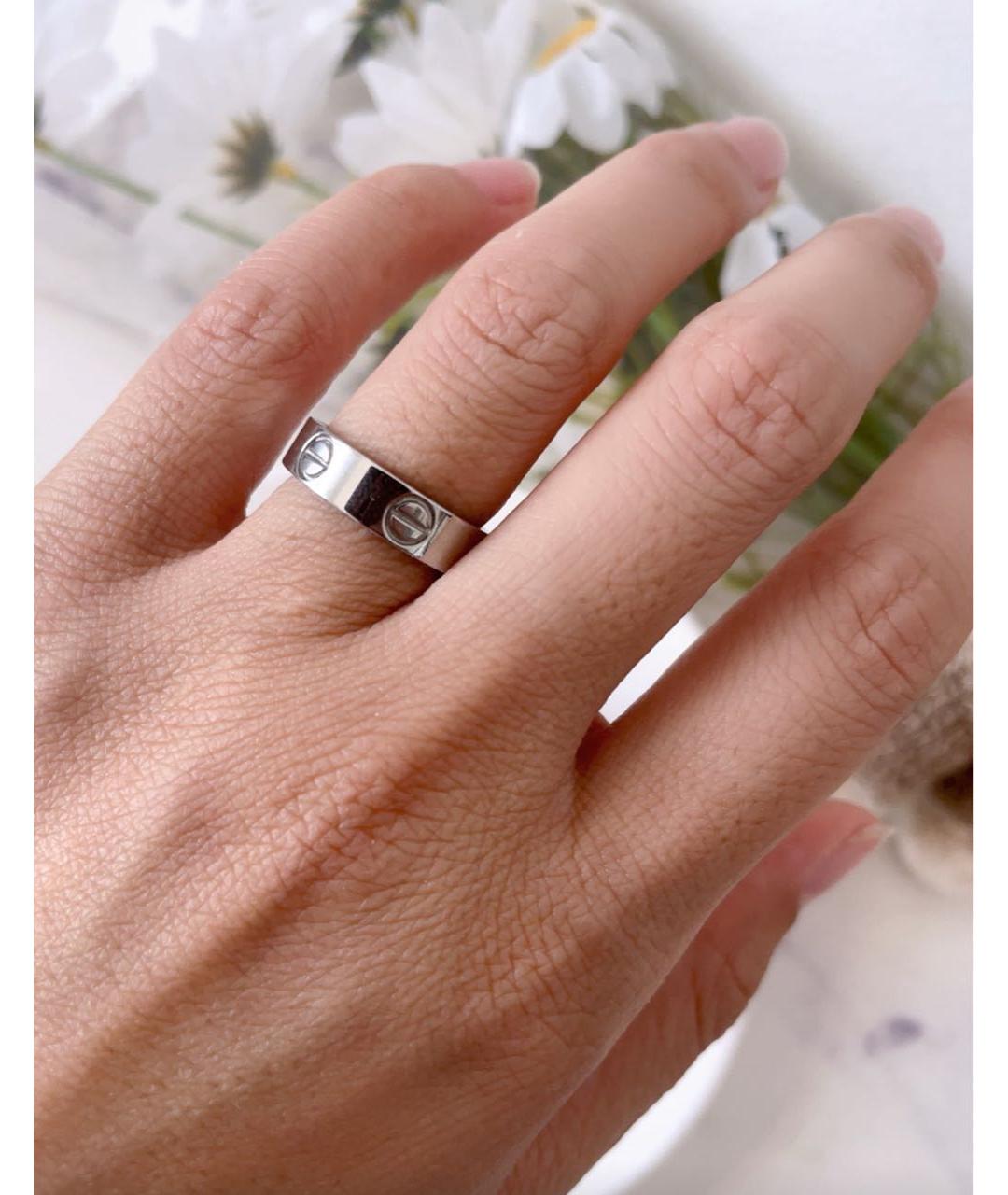 CARTIER Серебряное кольцо из белого золота, фото 3