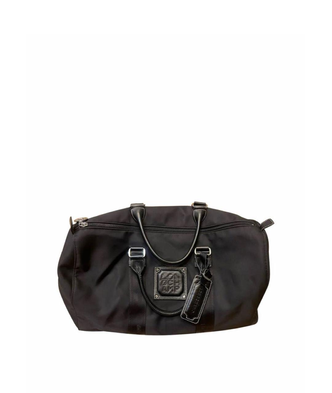 LONGCHAMP Черная тканевая дорожная/спортивная сумка, фото 5