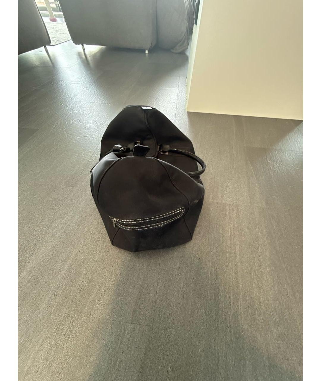LONGCHAMP Черная тканевая дорожная/спортивная сумка, фото 3