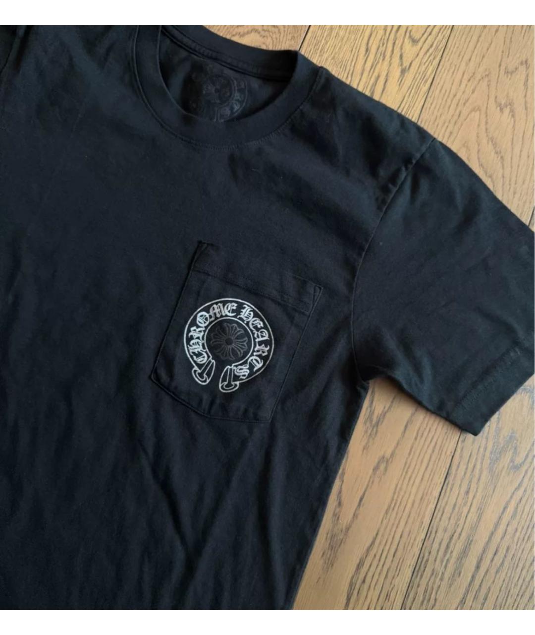 CHROME HEARTS Черная футболка, фото 2