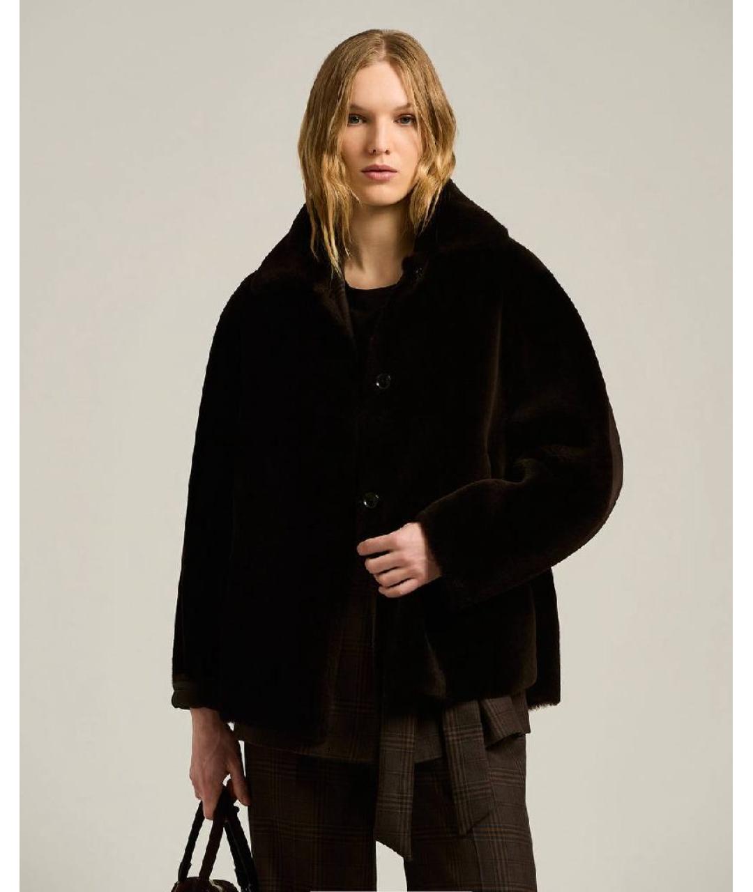 KITON Коричневая дубленка, фото 2