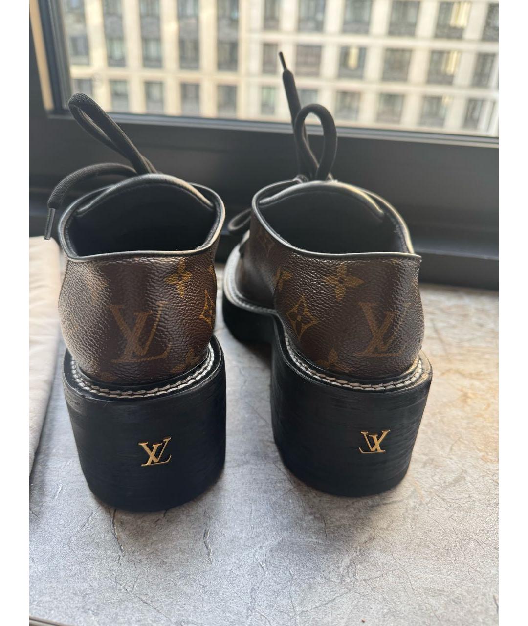 LOUIS VUITTON Коричневые брогги и оксфорды, фото 4