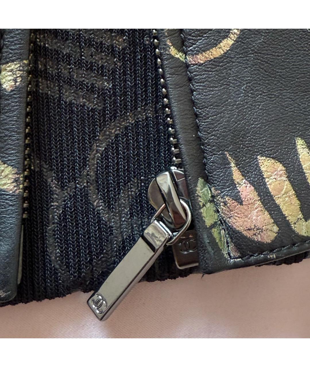 CHANEL Черная кожаная куртка, фото 6