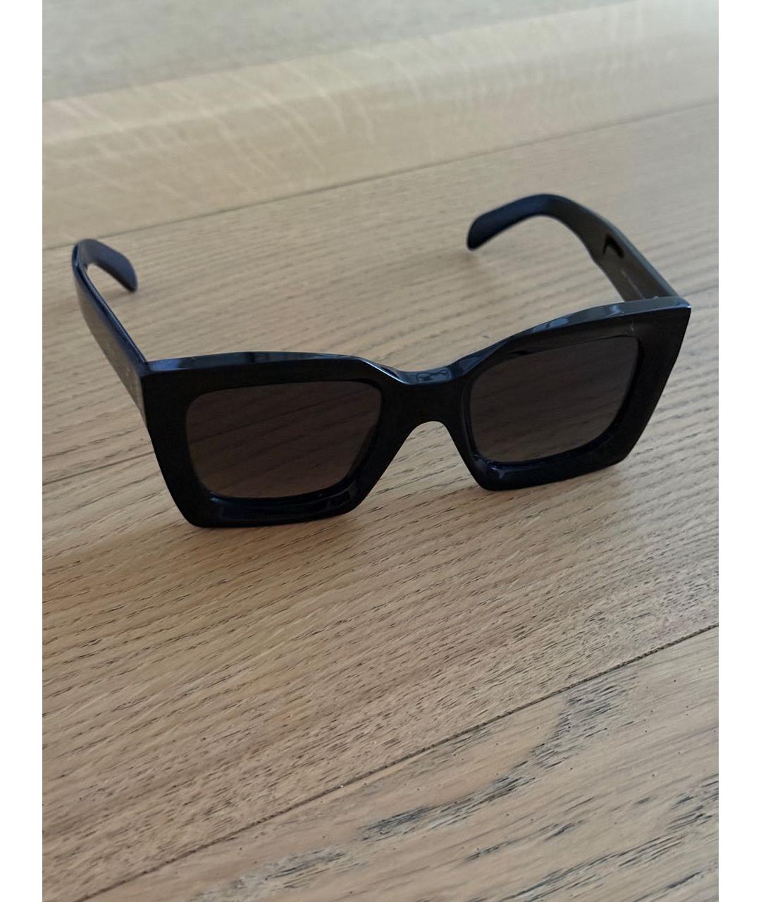 CELINE Черные пластиковые солнцезащитные очки, фото 5