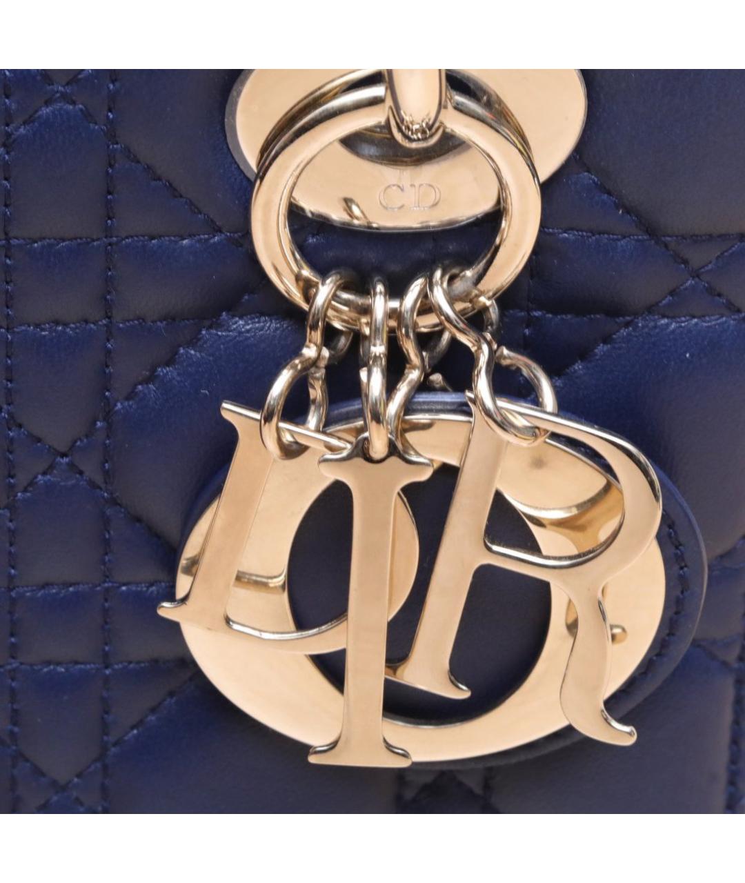 CHRISTIAN DIOR Синяя сумка через плечо, фото 8