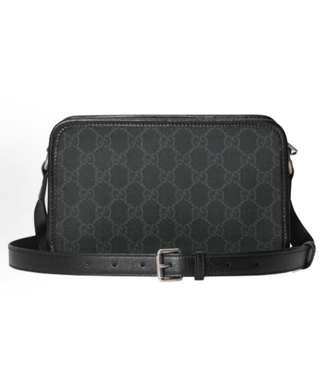 GUCCI Антрацитовая сумка на плечо, фото 3
