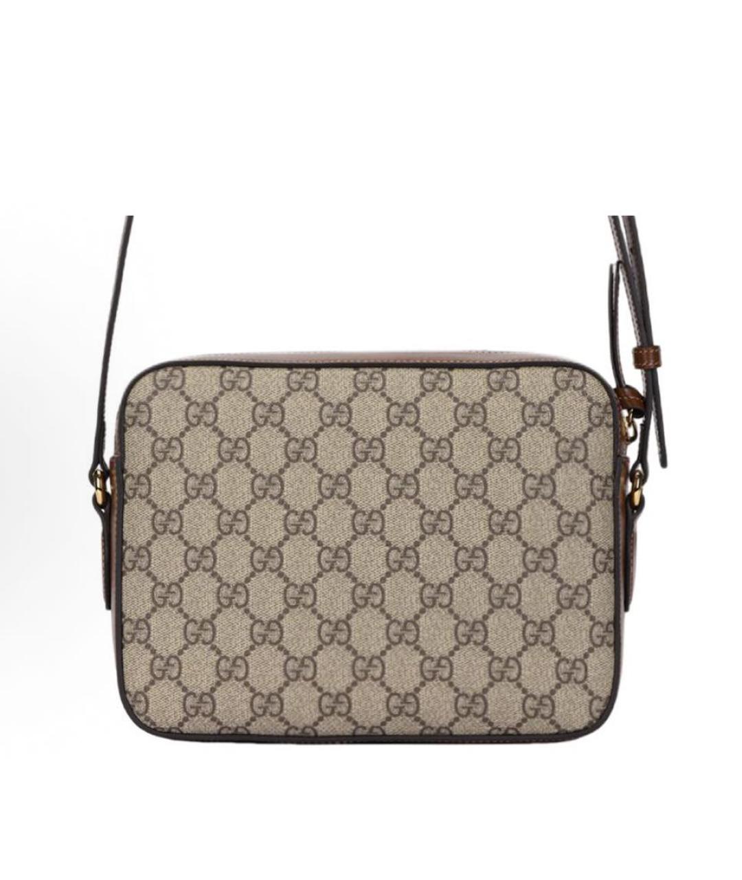 GUCCI Серая сумка через плечо, фото 3