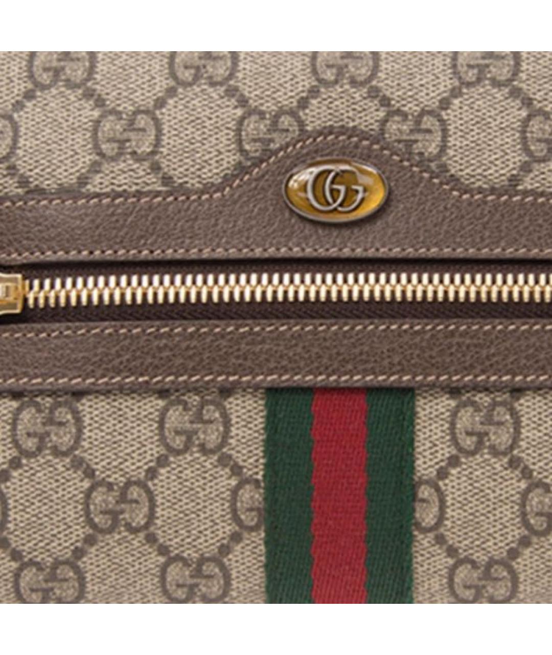 GUCCI Серая сумка через плечо, фото 5