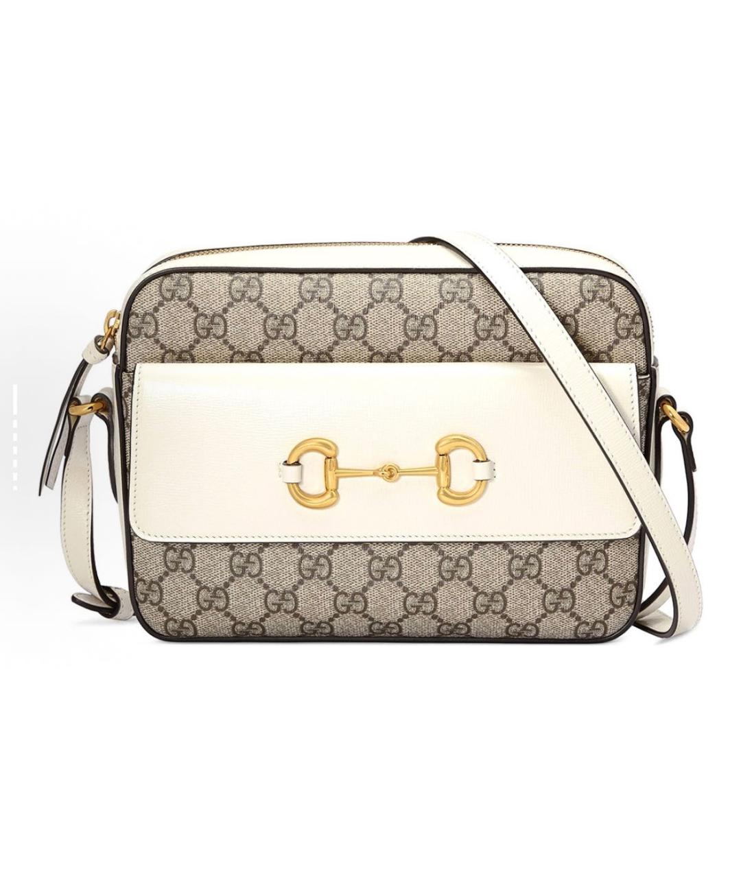 GUCCI Белая сумка через плечо, фото 1