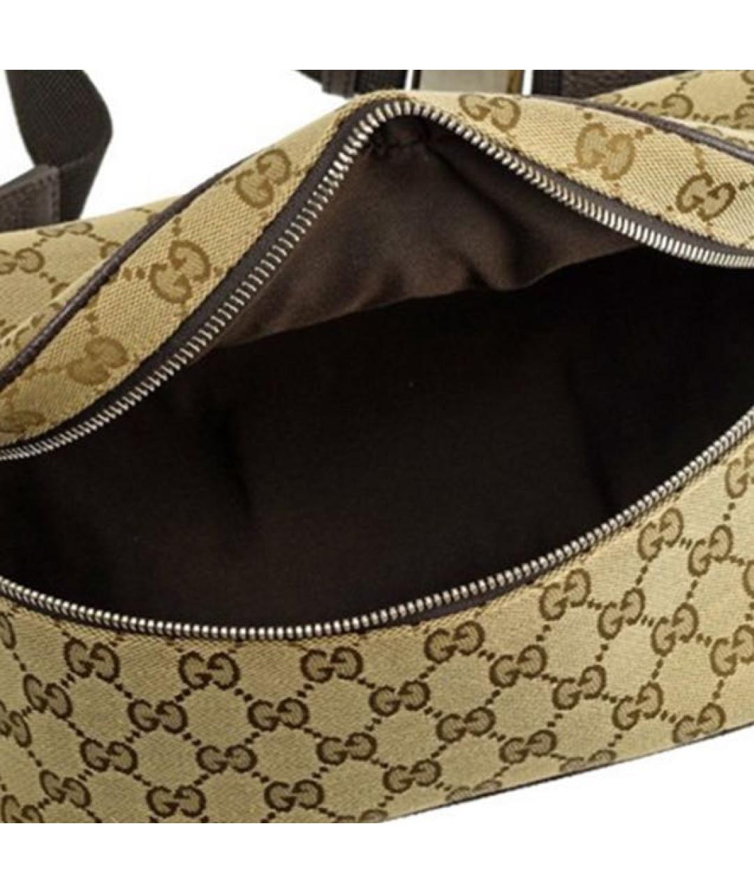 GUCCI Горчичная сумка на плечо, фото 5