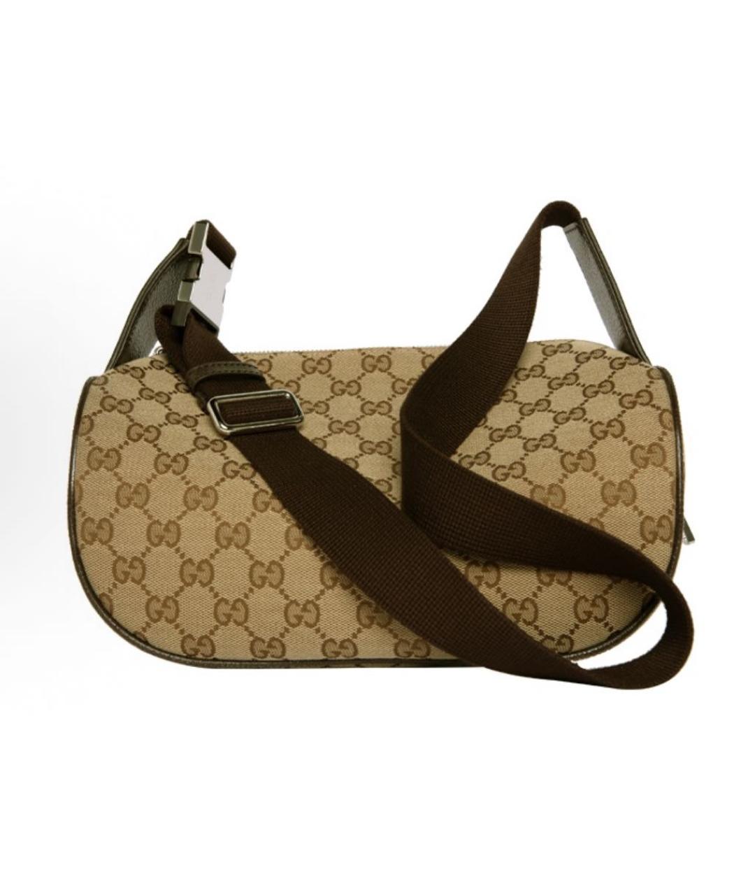 GUCCI Горчичная сумка на плечо, фото 3