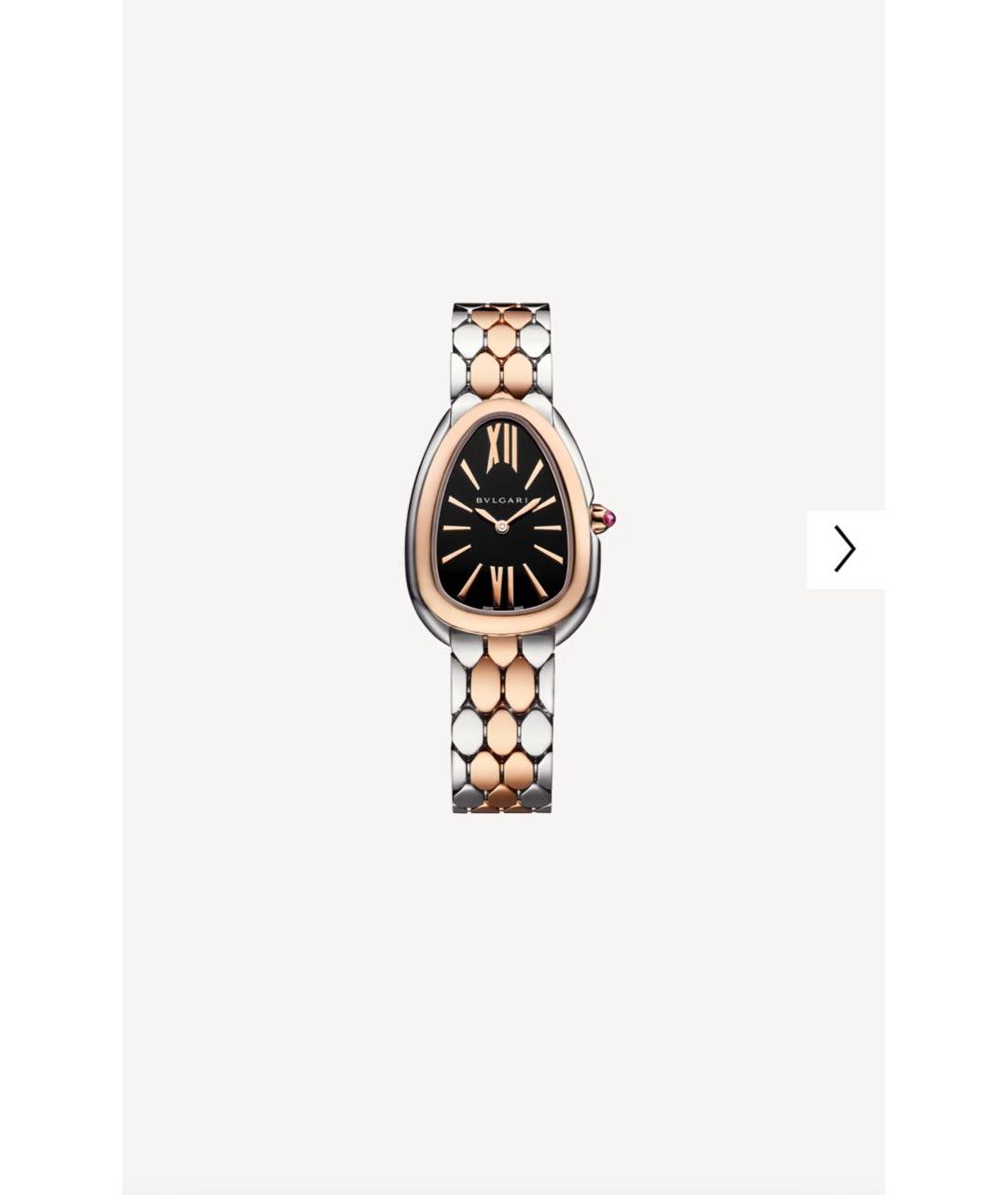 BVLGARI Золотые часы из розового золота, фото 3