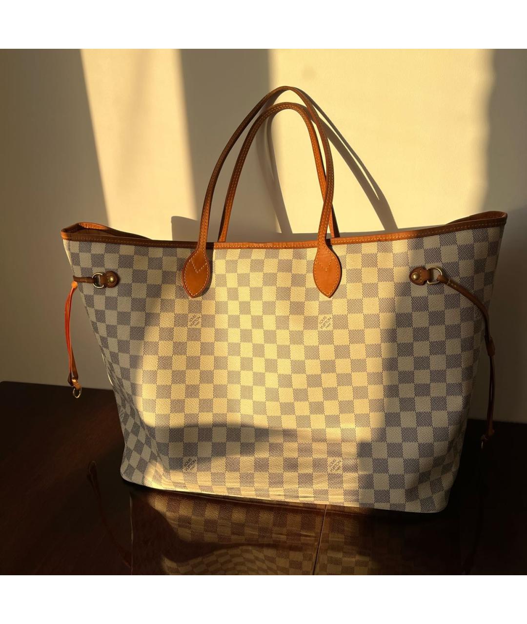LOUIS VUITTON Белая сумка тоут, фото 2