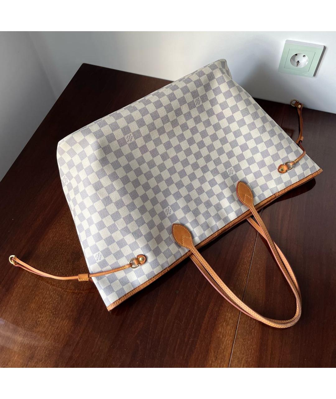 LOUIS VUITTON Белая сумка тоут, фото 6