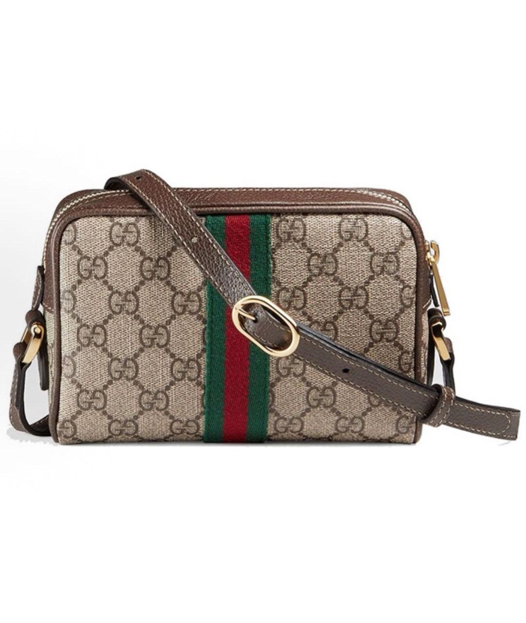 GUCCI Коричневая сумка через плечо, фото 2